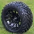 12" BLACK LIZARD Wheels and 20x10-12 All Terrain STX Tires Combo - Set of 4