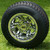 10" BULLDOG Chrome Wheels and 205/50-10 Low Profile DOT Tires Combo