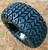 12" RUCKUS Gloss BLACK Wheels and 23x10-12" DOT All Terrain Tires Combo