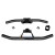 JAKES Yamaha Golf Cart Nerf Bars Set - BLACK Side Step (Fits G2-G22)