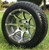 12" BANSHEE Gunmetal Aluminum Wheels and 215/40-12 Low Profile Tires