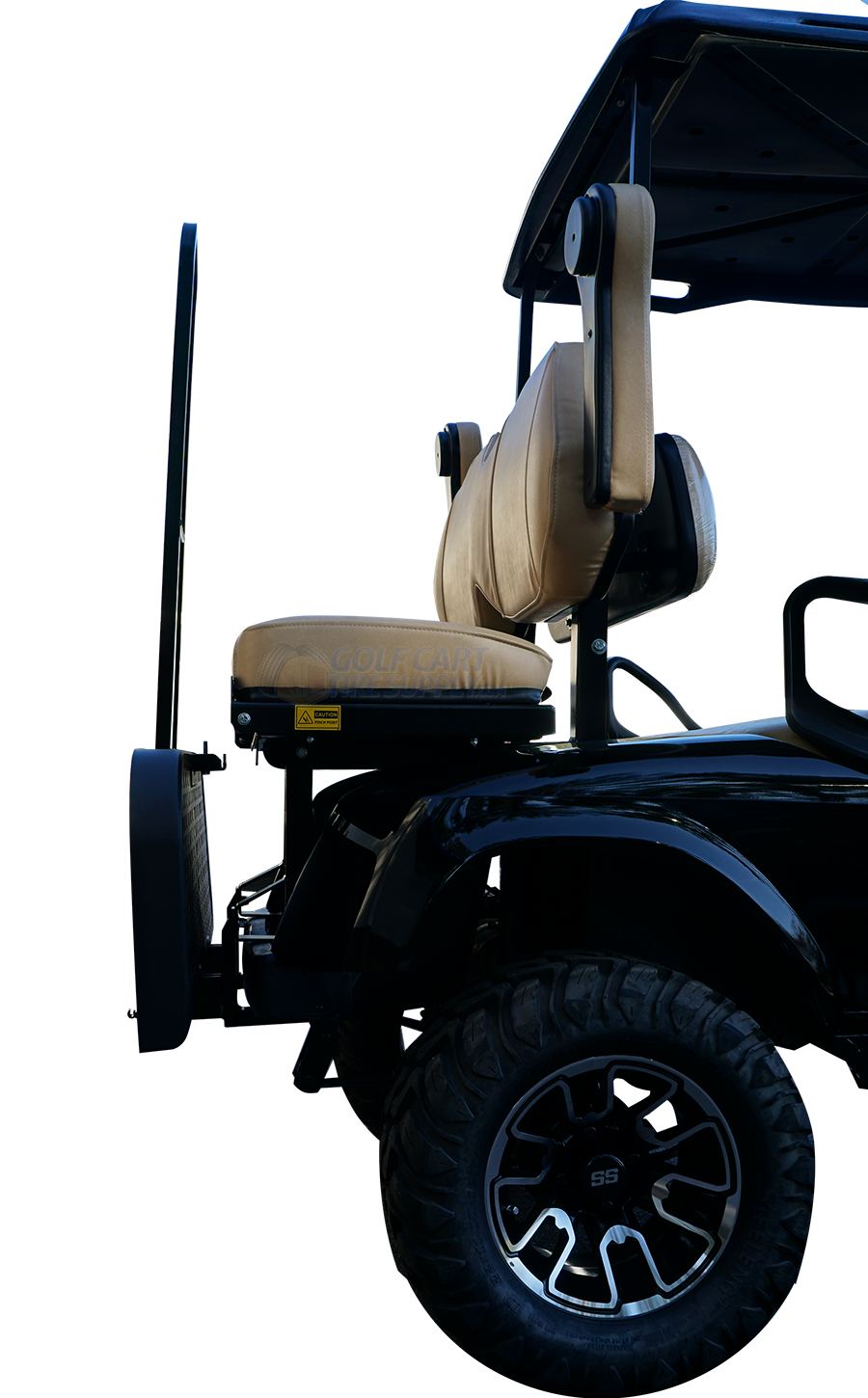 EZGO TXT DELUXE Golf Cart Rear Seat Kit TAN Color GCTS