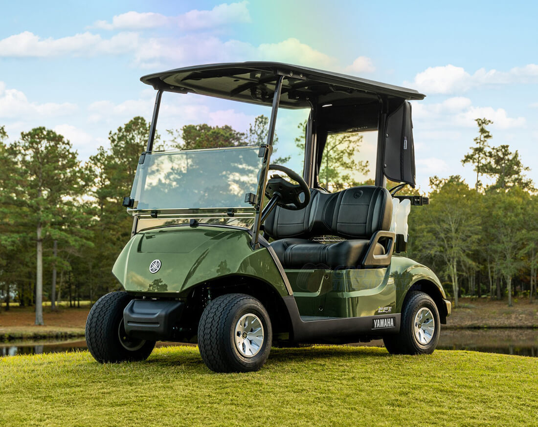 2025 Yamaha Drive-2 Fleet Quietech EFI Golf Cart 2025 Yamaha Drive-2 Fleet Quietech EFI golf cart in Green Color