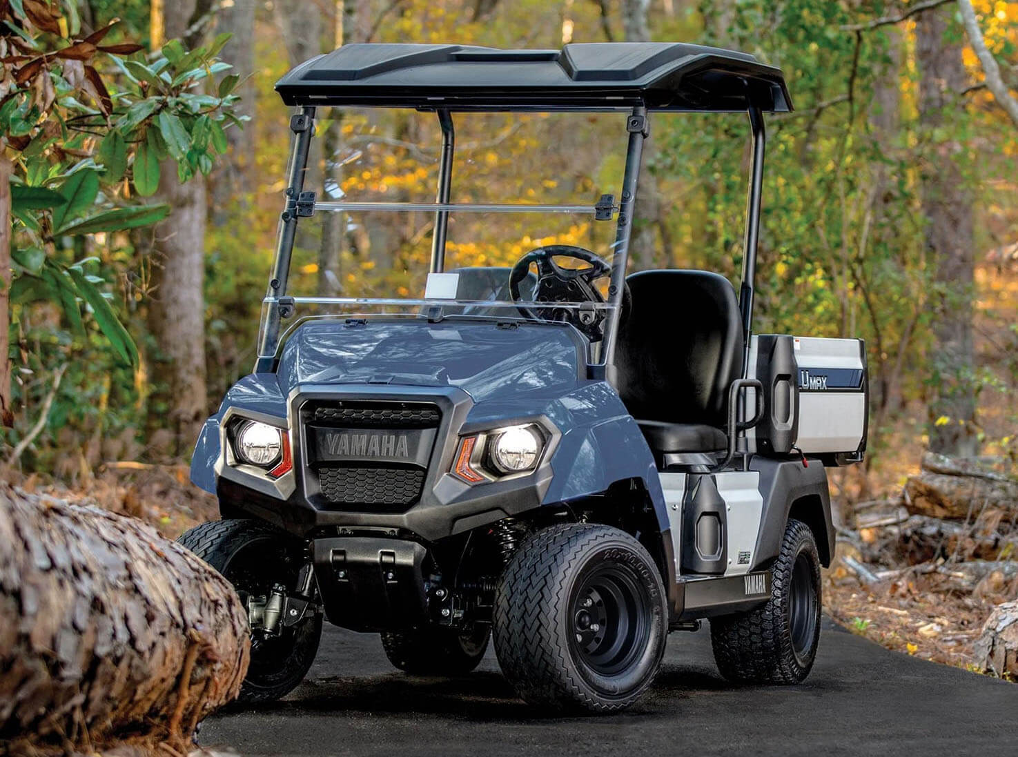 2025 Yamaha UMAX Golf Cart in Steel Grey 2025 Yamaha UMAX Golf Cart in Steel Grey