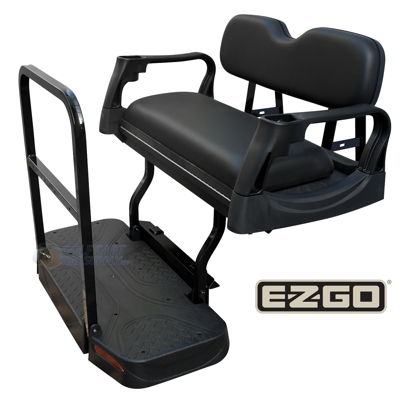 TREX HARMONY Comfort EZGO RXV Rear Seat Kit PREMIUM in Black
