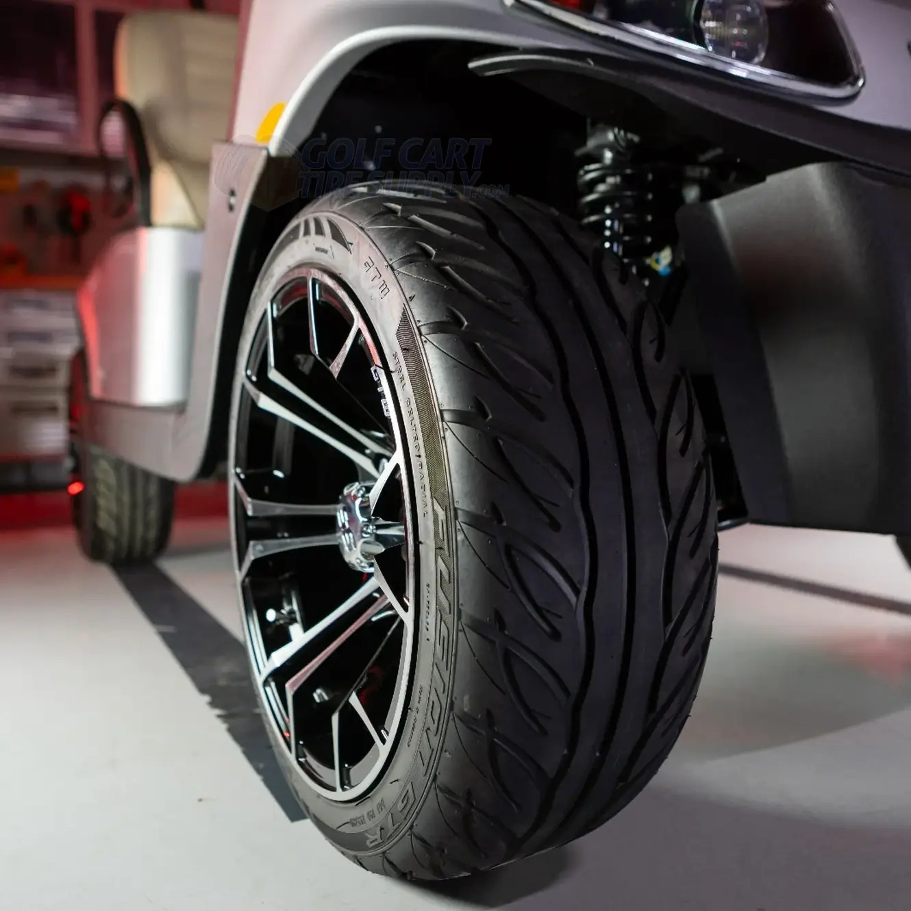 GTW Fusion 225/40R14 Steel Belted Radial DOT Golf Cart Tires | GCTS