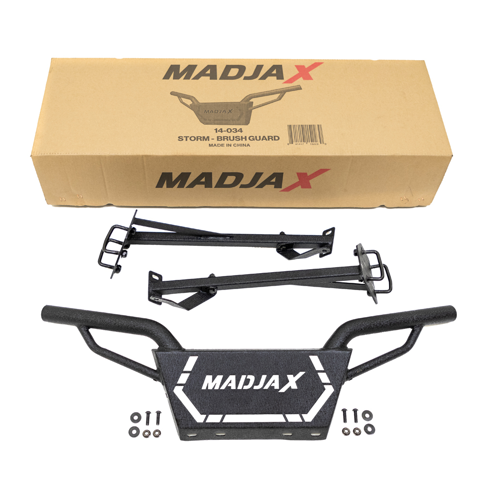 MadJax EZGO TXT Storm Body Kit Brush Guard (BLACK, Fits 2001.5+)