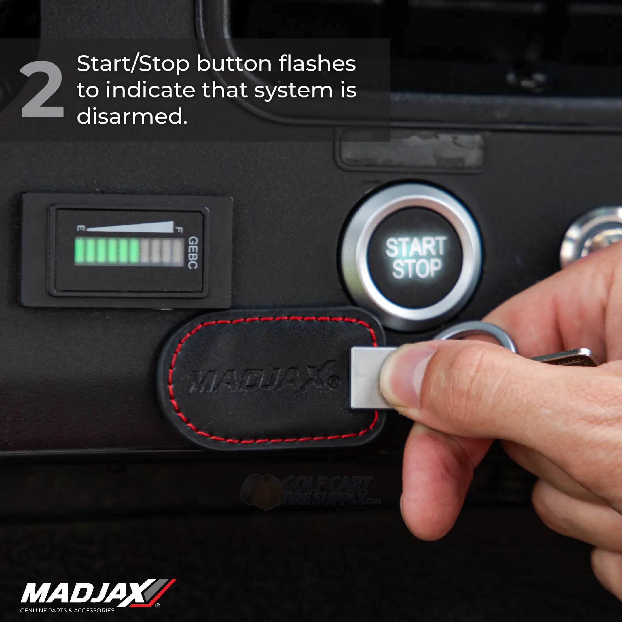 MadJax Passport Keyless Ignition Smart Key System | Golf Cart Tire