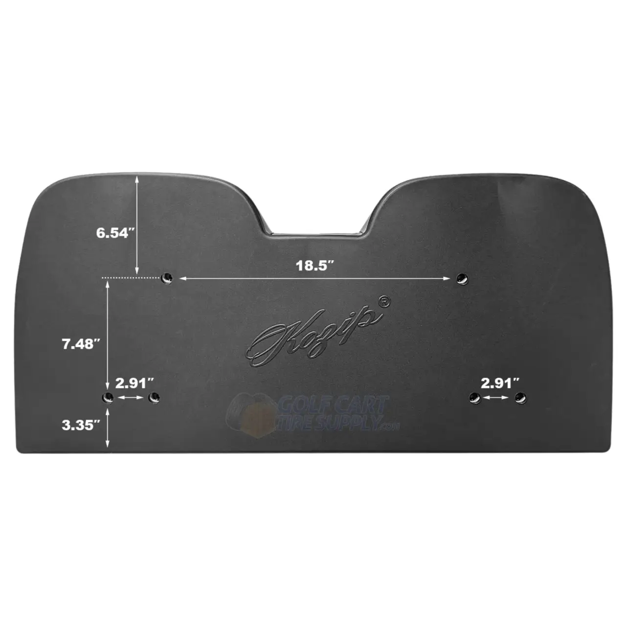 KOZIP Club Car Precedent Front Seat Cushion Set Deluxe - GRAY | GCTS