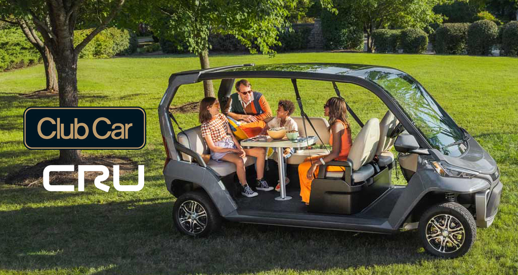 2025 Club Car CRU Golf Cart Used at Picnic