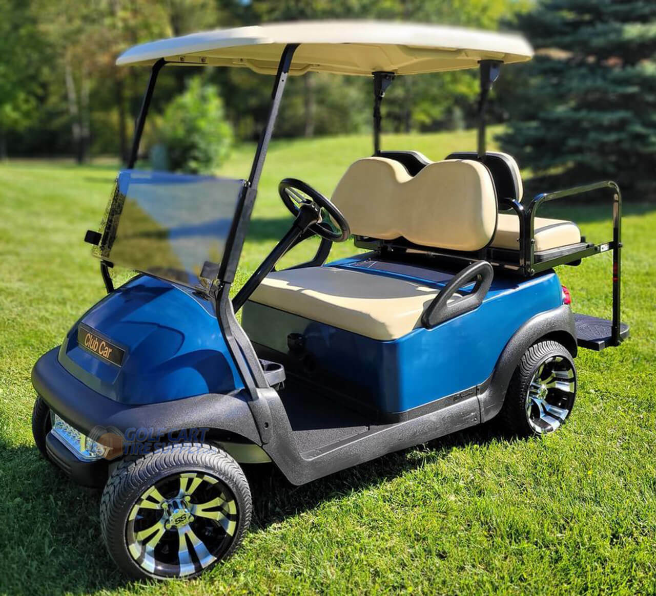 12 inch golf cart wheels on Club Car Precedent golf cart