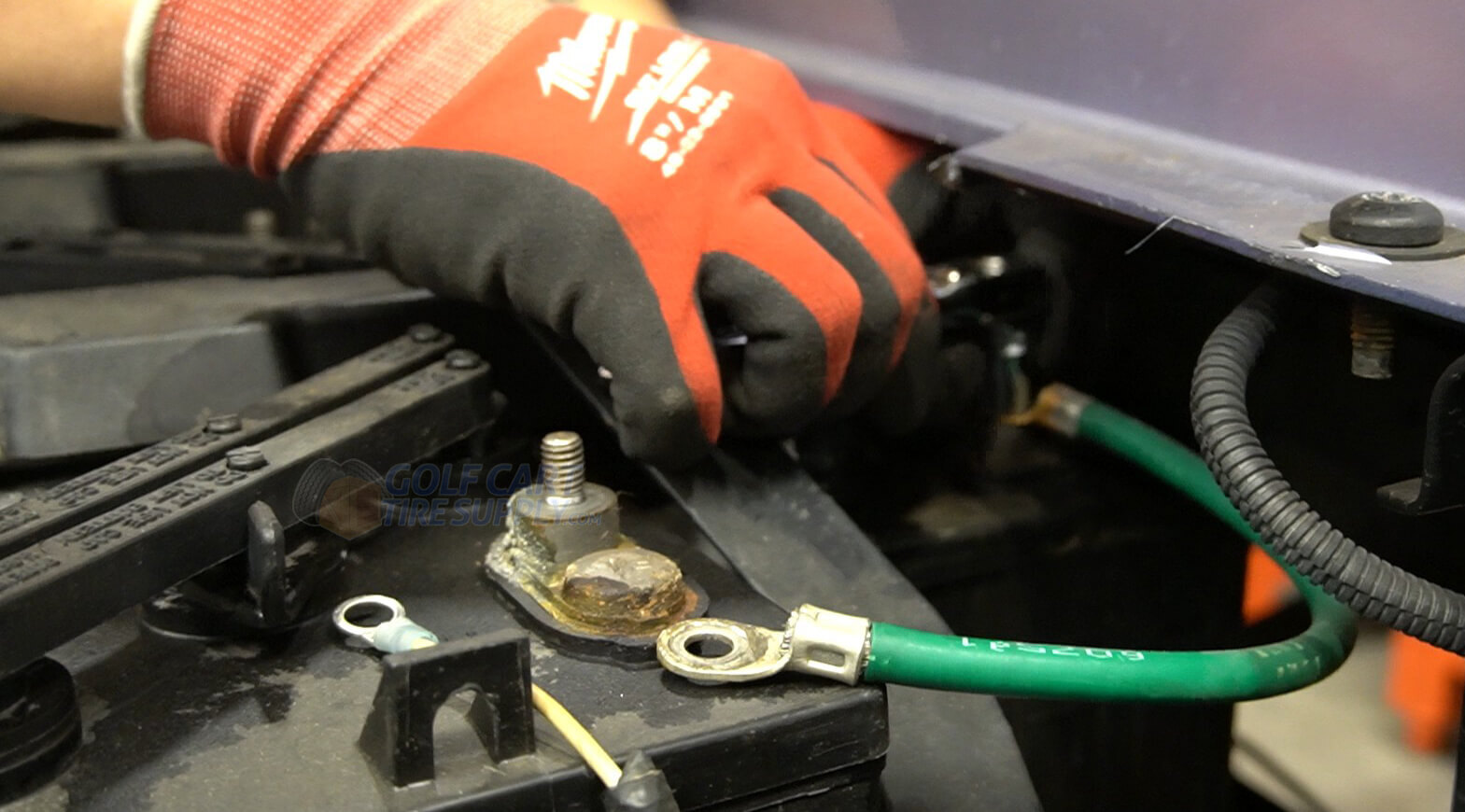Disconnecting Golf Cart Battery Cables