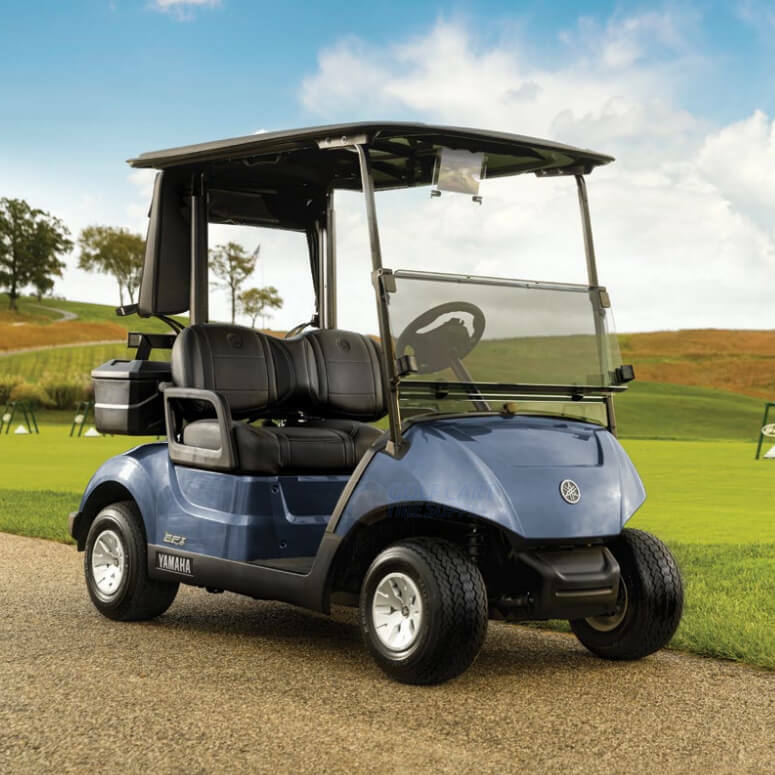 2024 Yamaha Drive-2 Fleet Quietech EFI golf cart in Bluestone Color