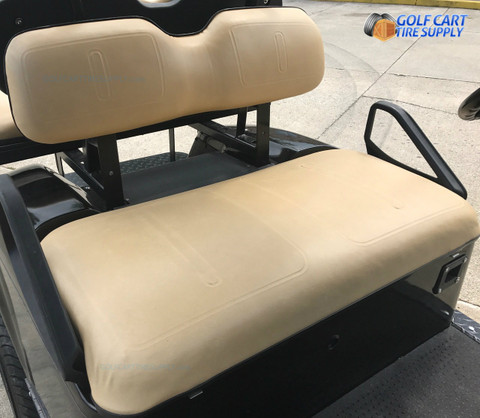 EZGO TXT / Medalist Factory TAN Vinyl Golf Cart Seat Cover Set