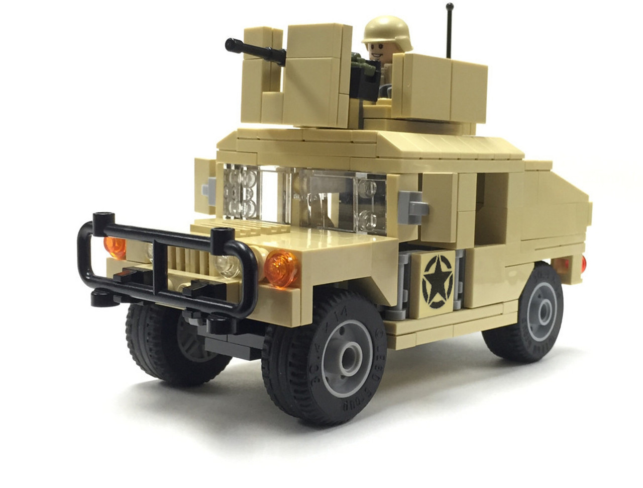 Custom Printed LEGO 2X2 Tile - U.S Army Star - Brick Republic