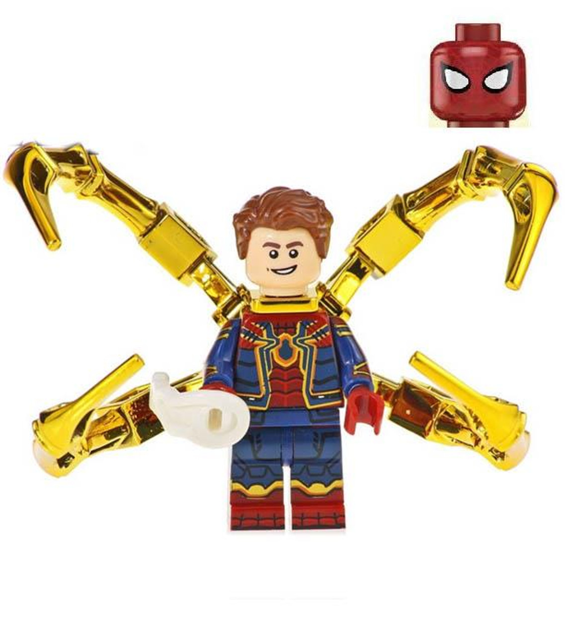 lego iron spider man minifigure