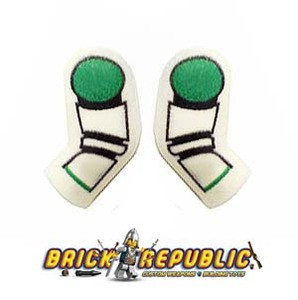 Custom Printed Lego Minifigure Arms - Green Trooper (L+R) Custom Printed Lego Minifigure Arms - Green Trooper (L+R)