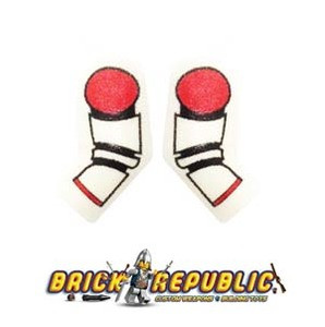 Custom Printed Lego Minifigure Arms - Red Trooper (L+R) Custom Printed Lego Minifigure Arms - Red Trooper (L+R)