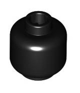 LEGO Black Minifigure Head LEGO Black Minifigure Head