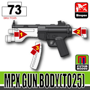 SI-DAN Black MPX Gun Body (TO25)
