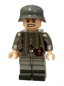 Custom Minifigure - WW2 German Gunner Soldier #2