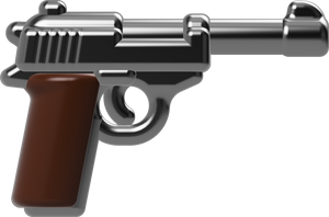 BrickArms RELOADED - P38 Pistol (Gunmetal & Dark Brown) BrickArms RELOADED - P38 Pistol (Gunmetal & Dark Brown)