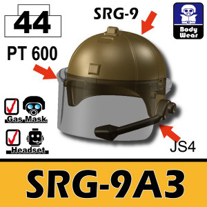 SRG-9A3 Helmet Dark Tan