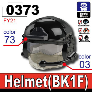 BK1F Helmet Black