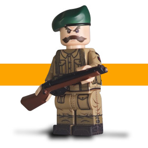 Scots Plastic Custom LEGO Minifigure - Royal Marine Commando - WW2