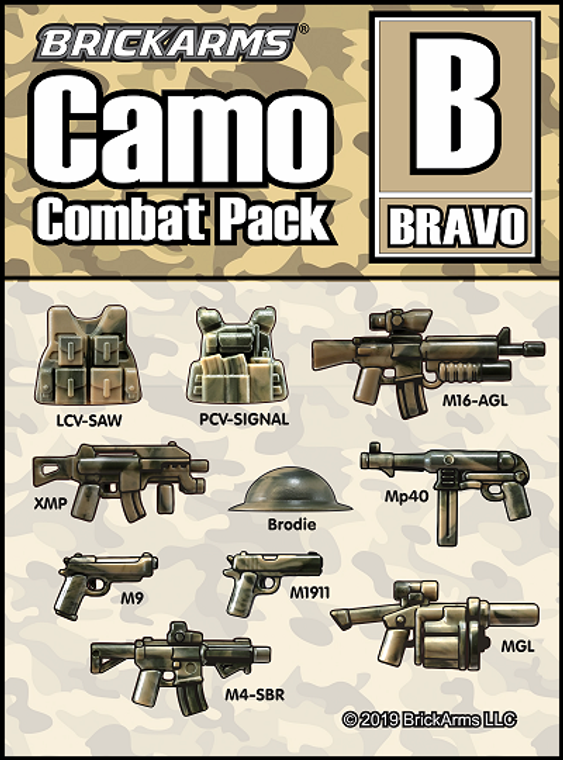 BrickArms Camo Combat Pack - BRAVO