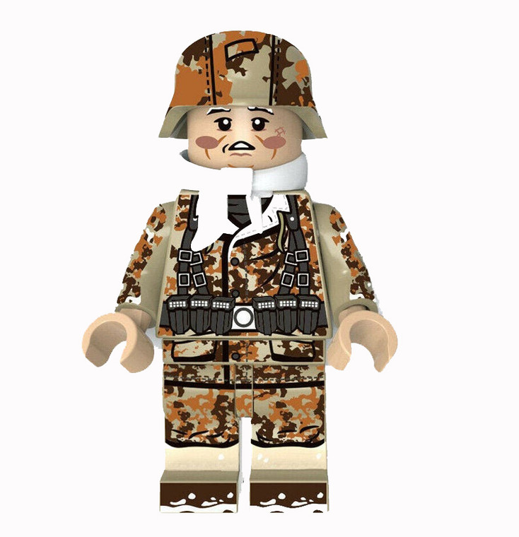 Custom Minifigure - WW2 German Winter Camo Soldier