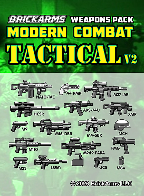 BrickArms Modern Combat Pack - Tactical Pack v2