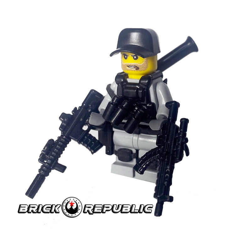 Brick Republic Custom LEGO Minifigure - Mercenary (LIMITED)
