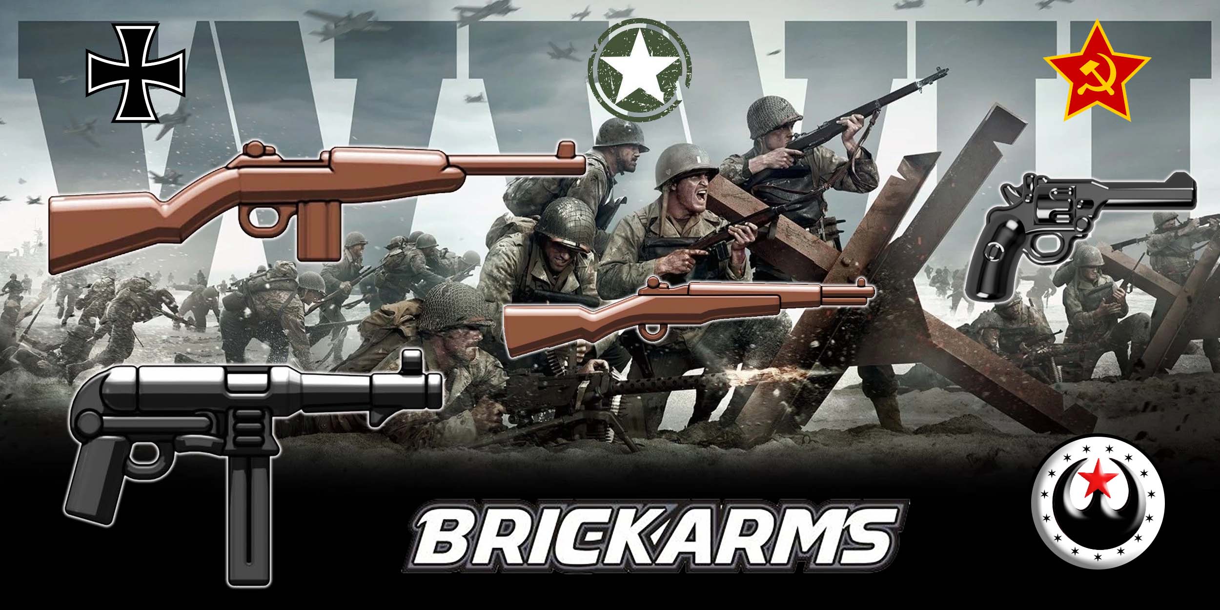 Brickarms Weapons Custom Weapons WWII Weapons and Accessories