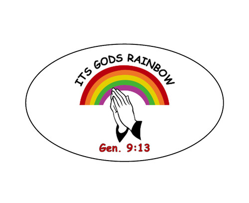 It's God's Rainbow Bumper Sticker It's God's Rainbow Bumper Sticker