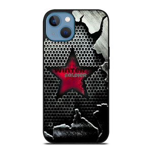WINTER SOLDIER METAL LOGO AVENGERS iPhone 13 Case Cover