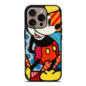 ROMERO BRITTO MICKEY MOUSE iPhone 16 Pro Case Cover ROMERO BRITTO MICKEY MOUSE iPhone 16 Pro Case Cover