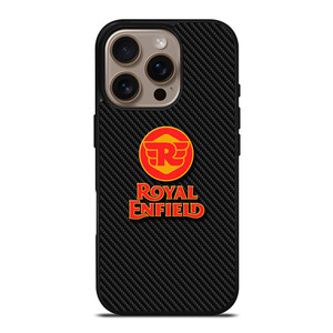 ROYAL ENFIELD MODERN LOGO CARBON iPhone 16 Pro Case Cover ROYAL ENFIELD MODERN LOGO CARBON iPhone 16 Pro Case Cover