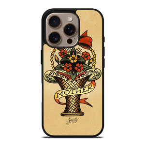 SAILOR JERRY FLOWER BOUQUET MOTHER iPhone 16 Pro Case Cover SAILOR JERRY FLOWER BOUQUET MOTHER iPhone 16 Pro Case Cover