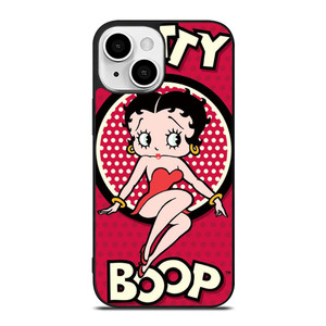 BETTY BOOP CARTOON POLKADOT iPhone 13 Mini Case Cover