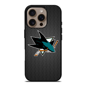 SAN JOSE SHARKS METAL iPhone 16 Pro Case Cover
