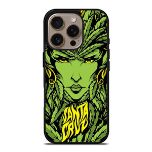 SANTA CRUZ SKATEBOARD LADY LEAFS iPhone 16 Pro Case Cover