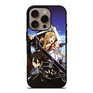 SAO SWORD ART ONLINE KIRITO AND ASUNA iPhone 16 Pro Case Cover