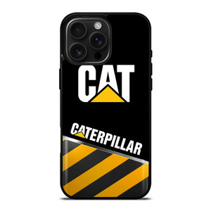 CAT CATERPILLAR STRIPE LOGO iPhone 16 Pro Max Case Cover CAT CATERPILLAR STRIPE LOGO iPhone 16 Pro Max Case Cover