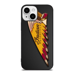 INDIAN MOTOR CYCLE CARBON LOGO iPhone 13 Mini Case Cover