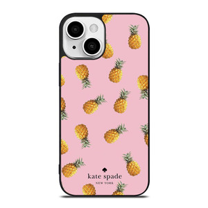 KATE SPADE NEW YORK LOGO PINEAPPLES iPhone 13 Mini Case Cover