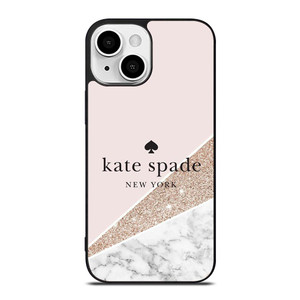 KATE SPADE NEW YORK LOGO SPARKLE MARBLE ICON iPhone 13 Mini Case Cover