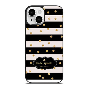 KATE SPADE NEW YORK STRIP POLKADOTS iPhone 13 Mini Case Cover