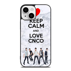 KEEP CALM AND LOVE CNCO MARBLE iPhone 13 Mini Case Cover