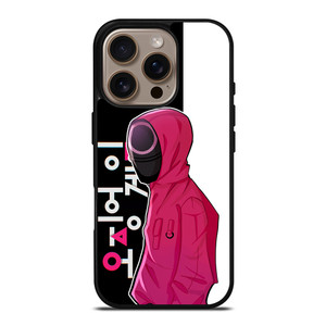 SQUID GAME GUARD CARTOON iPhone 16 Pro Case Cover SQUID GAME GUARD CARTOON iPhone 16 Pro Case Cover